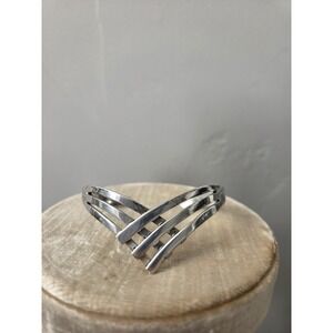 Vintage Taxco TM-20 Mexico Sterling Silver 925 Cuff Bracelet
